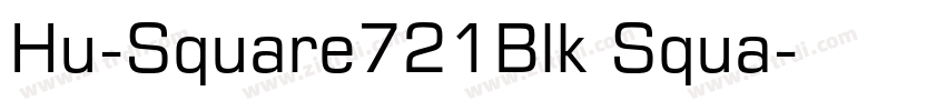 Hu-Square721Blk Squa字体转换